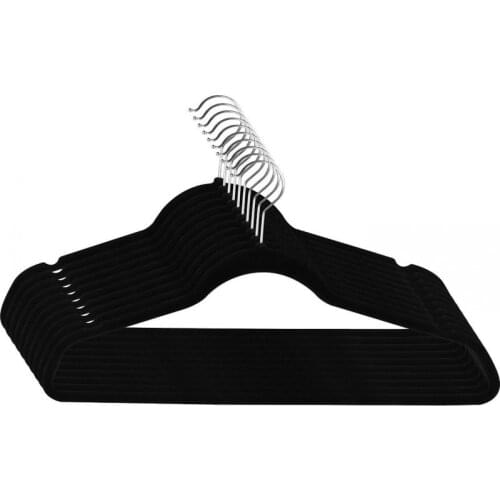 45cm Large Velvet Suits Hanger for Men Antislip Home Wardrobe Storage Clothing Hanger