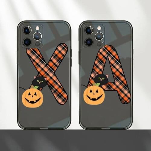 Pink butterfly alfabeto Painted Phone Case For iPhone 12 11 8 7 mini pro X XS XR MAX Plus Black Transparent Cover