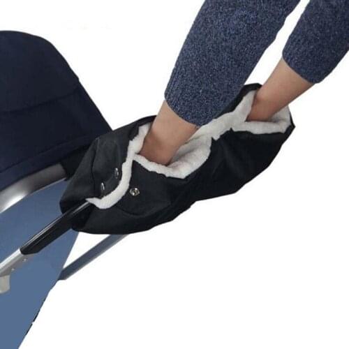 Kid Baby Gloves Mittens Windproof Gloves Carriage Thicken Plush Hand Cover Protect Cart Pushchair Baby Care Stroller Accessories