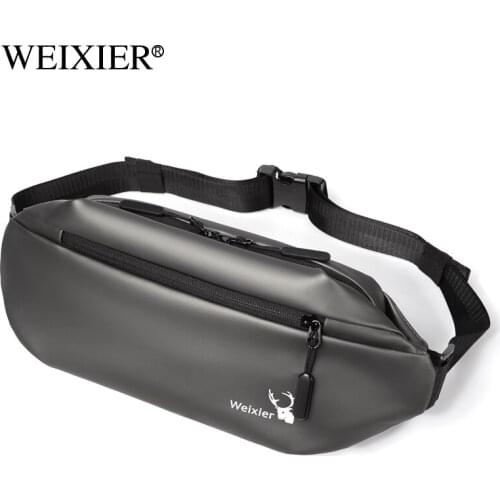 Mens Fanny Pack Sports Waterproof Money Belt Waist Bag Casual Travel Wallet Large Capacity Cigarette Case for Phone