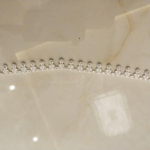 New Arrival White/ lvory 1 Tier Cathedral Wedding Veils Crystal Cut Edge Bridal Veil With Comb