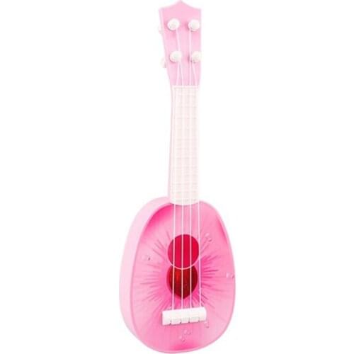 Kids Toys Four-string Simulation Fruit Guitar Bass Toy Can Play Early Education Educational Toys Girls Toy for Children