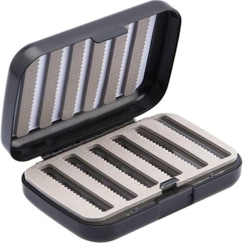 Hot Sale Fishing Accessories New Foam Waterproof Storage Bait Hook Box Fly Fishing Plastic Four Sides Lure Pesca Accesorios 7