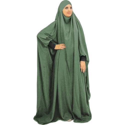 Prayer Garment Dress Women Muslim Hijab Dresses Khimar Islamic Clothing Turkey Kaftan Jilbab Abayas Hooded Long Robe Burqa Niqab