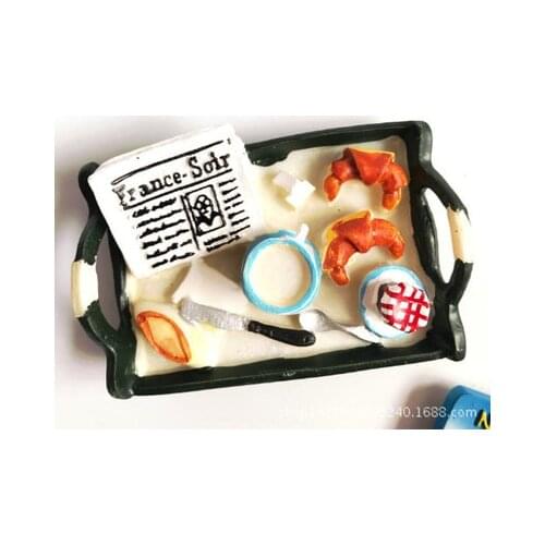 French food souvenirs refrigerator stickers