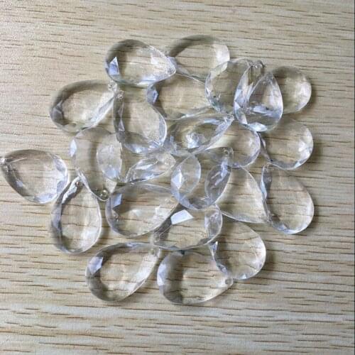New arrival! 30x20mm 230pcs/lot clear Acrylic Faceted Drops shape beads #5101 (Design as shown )