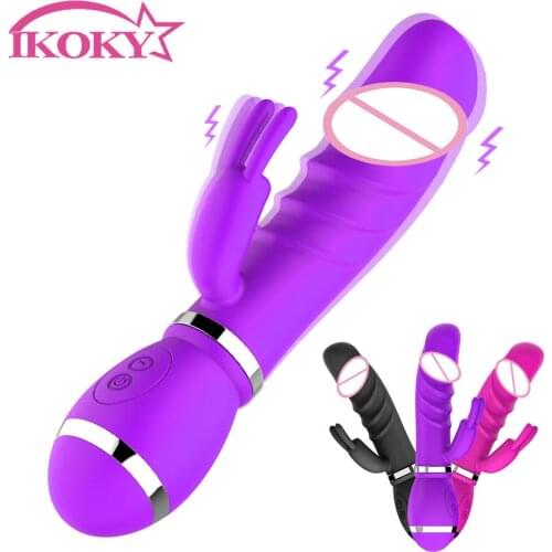 12 Speeds Rabbit vibrator G Spot Vibrator Realistic Dildo Vibrators Clitoral Stimulator Female Masturbation Sex toys for Women
