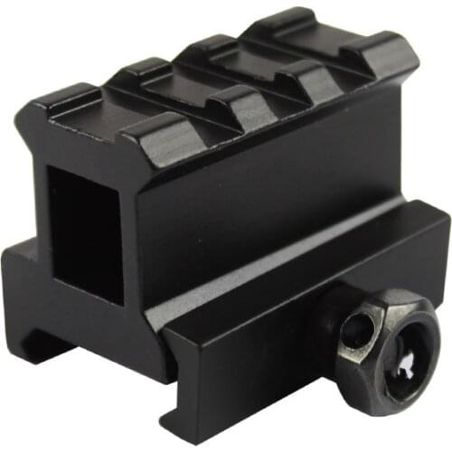 20mm Picatinny rail mount red dot Riser Mount Version Micro With Rise Mount Airsoft Hunting Accessories
