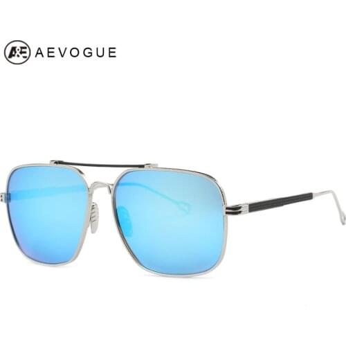 AEVOGUE Sunglasses Men Steampunk Style Vintage Original Brand Designer Copper Frame Sun Glasses UV400 AE0429