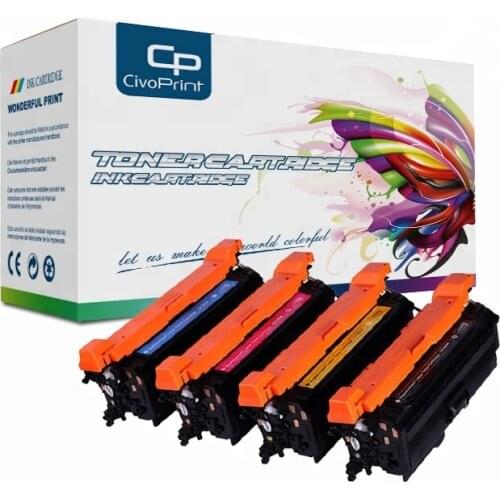 Civoprint compatible toner cartridge 655A CF450A CF451A CF452A CF453A for HP M652n M652dn M653dn M653x MFP M681f/M681dh/M681z