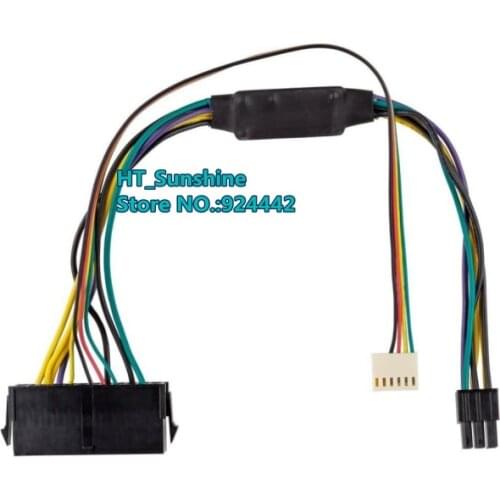 High Quality 30cm ATX Main 24-Pin to 6-Pin PCI-E PSU Power Adapter Cable 18AWG HP Z220 Z230 SFF server workstation