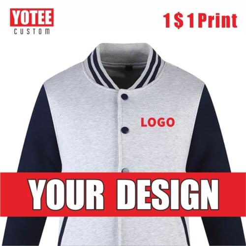 YOTEE winter thick high quality jacket company group custom logo cotton men and women tops