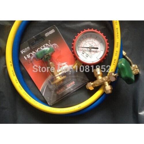 A/C Air conditioner repairing tool set CT-488AH metric Imperial charging tubes and adapter CT-338 opener