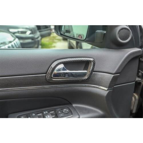 ABS Inner Door Bowl Handle Decorative Cover Trim Sticker for Jeep Grand Cherokee 2011+ Car Accessories Interior Decoration