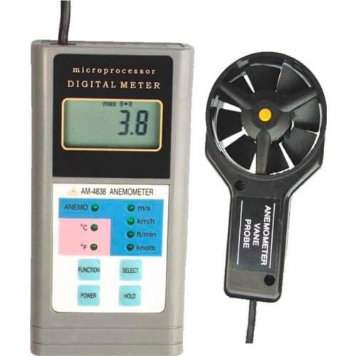 LANDTEK AM4838 Anemometer Tester Use For Installation,Collection of the Weather Datum for Outdoor Busywork and Fire Department
