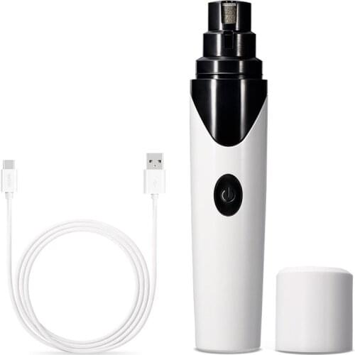 Pet Nail Grinder Dog Nail Clippers Painless USB Electric Cat Paws Nail Cutter Grooming Trimmer File led nail clippers Supplier