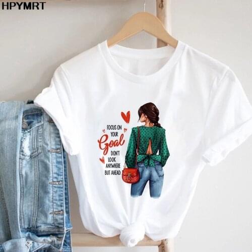 Women T-shirt Graphic Beauty Girl Cartoon Short Sleeve New Summer Lady Tops Clothing Tees Harajuku Print Fashion Female Tshirt