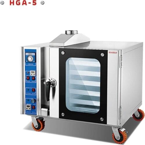 HGA-5 Stainless Steel 5 Layer Trays Gas Bread Hot Air Convection Oven