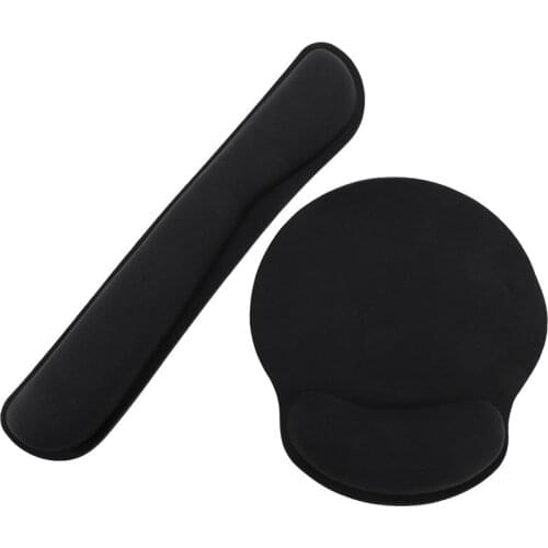 Mouse Mat Gel Gaming Keyboard and Mouse Wrist Rest Mat Pad, Ergonomic Wrist Support Comfort Pad for Computer Laptop Office Typis