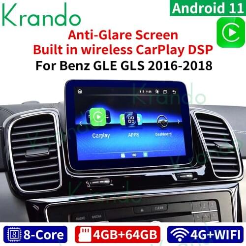 Krando Android 10.0 8.4'/9'' 4+64G Car Stereo Radio Navigation Audio for Mercedes Benz ML GL SLK GLS GLE 2011-2018 NTG 4.5 5.0