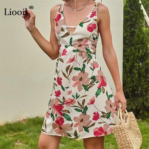 Летние платья с принтом Liooil China At AliExpress