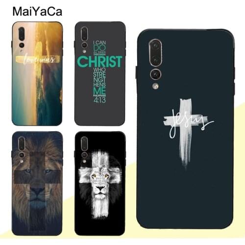 MaiYaCa Bible Jesus Christ Christian Cross Case For Huawei P30 Pro P40 P10 P20 Lite Mate 20 30 10 Lite P Smart 2019 Z