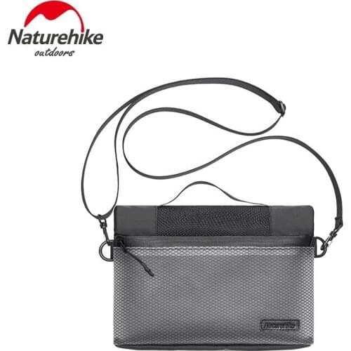 Naturehike 1.2L TPU 600D Film Waterproof Multifunctional Wash Bag Large Capacity Storage Bag Wet-Dry Separation cosmetic bag