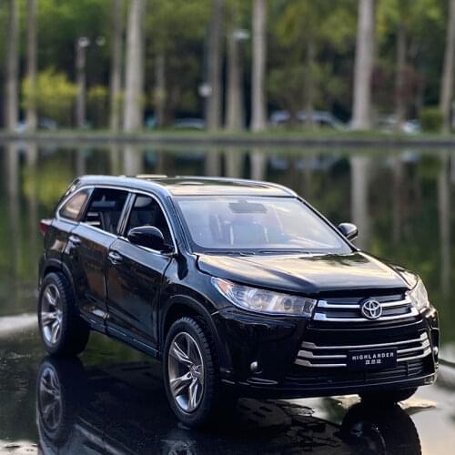 1:32 Toyota Highlander SUV Alloy Car Diecasts & Toy Vehicles Toy Car Metal Collection Model car Model Simulation Toys For Kids