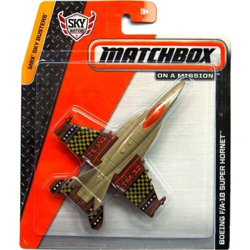 2015 Matchbox Fighter Plane Boeing F/A-18 Super Hornet Metal Collection Alloy Simulation Model Planes