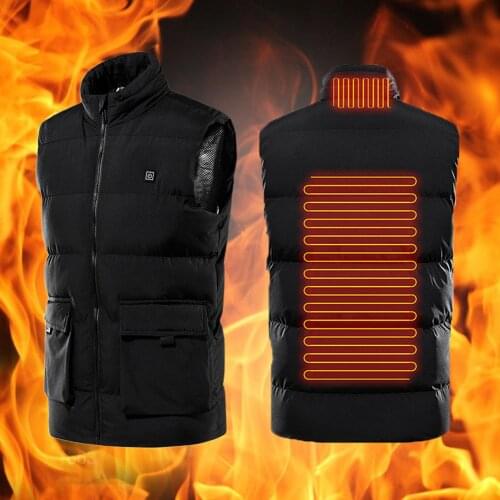 Coats Men Jackets Vest 3 Temperature Modes Fast Heating Waistcoat Men Winter Warmer Electric Clothing for Autumn мужская куртка