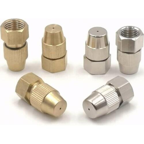 Cooling Irrigation Garden Watering System Accessories,Atomization nozzle,1/4"Stainless steel water misting nozzle,agriculture