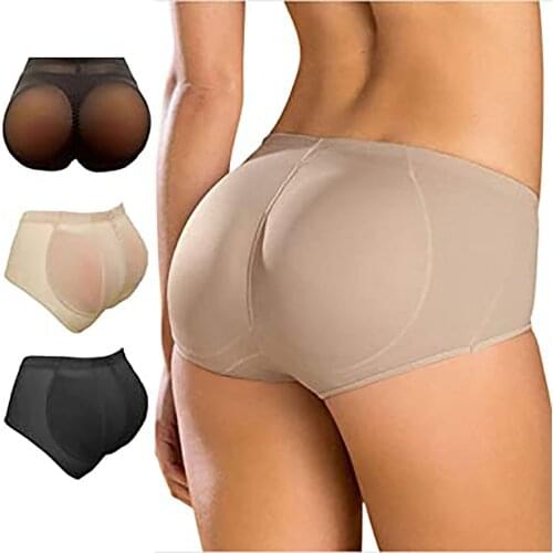 New Buttocks Push Up Woman Elastic Silicone Hip and Butt Pads Fake Ass Body Shaping Ladies Underwear Tightening Short Underpants