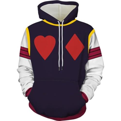 Autumn Womens Hoodie Fashion Harajuku Entertainment Gamblers Poker Style 3D Printing Sports Long Sleeve Rock Pullover Clothing