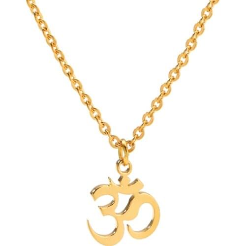 OHM Buddha Lotus Mala Yoga Necklaces Chakra OM Pendants Women Men Unisex Handmade Fashion Trendy Jewelry Lovers Christmas Gift