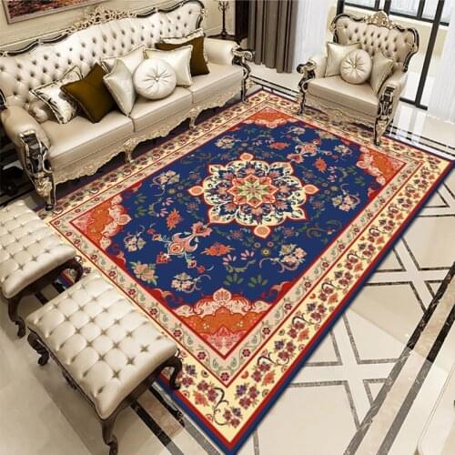 Turkish Printing Persian Rugs Home Living Room Large Rectangular Rugs High Quality Decoration Area Bedroom Large Rugs Customizab