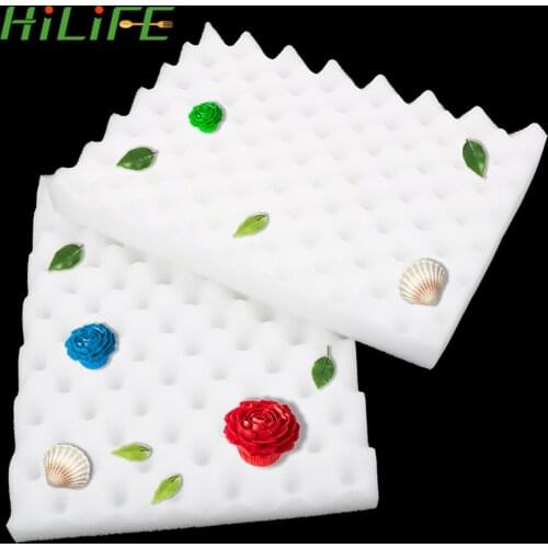 HILIFE 2pcs/lot Foam Drying Pads Cake Mold Shaping Sponge Mat Cake Fondant Sugarcraft Flower Tool DIY Kitchen Baking Tools