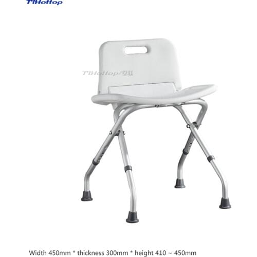 Tlhottop Folding Bath and Shower Seat Shower Bench Bathroom Safety Shower Chair Tub Bench height adjustable Chair YJ-2052B