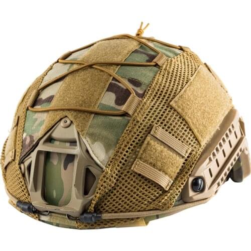 OneTigris Tactical Multicam Helmet Cover for XL Ops-Core FAST PJ Airsoft Helmets & L Size Ballistic Helmets