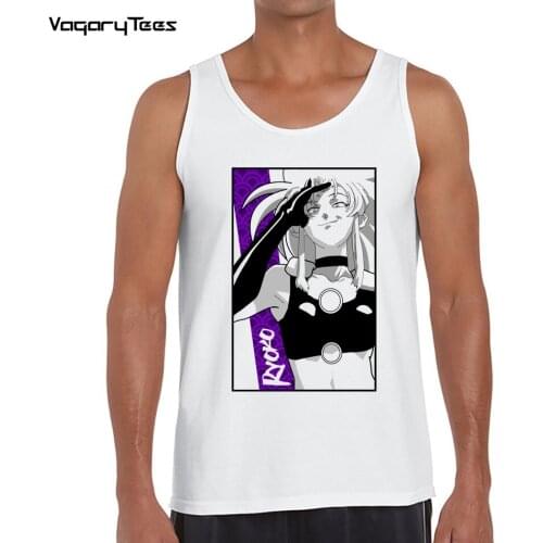 Japan Anime Ryoko tenchi tank-top Men Women Ryoko Hakubi Tenchi Printed Streetwear Hip Hop Sports Casual Unisex Tops