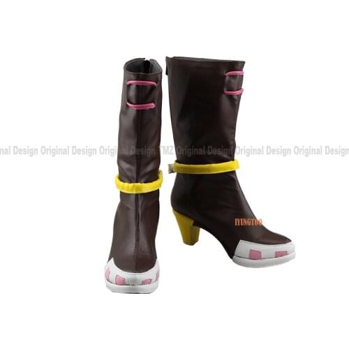 Masked Rider Kamen Rider Poppy Anime Shoe Costume Prop Cosplay Shoes Boots