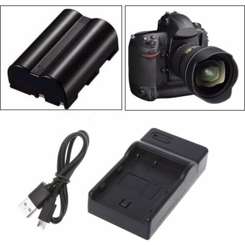 OOTDTY Battery Charger For Nikon EN-EL3E EN-EL3 D100/100SLR/D50/D70/D70S/D200/D80/D90