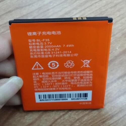 2000mAh 3.7V BL-F35 Replacement Battery For PHICOMM C1230L phone cellphone external Li-ion bateria with phone stander
