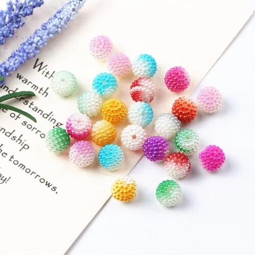 300pcs 10mm Bayberry Beads Imitation Pearl Beads Round Loose Beads Fit Europe Beads Jewelry Making DIY Accessories