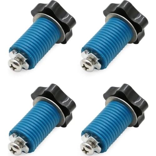 4Pcs Lock Ride Knob ATV Tie Down Anchor with 1inch Cargo Hole for Polaris RZR 570 Ace Sportsman UTV ATV Accessories