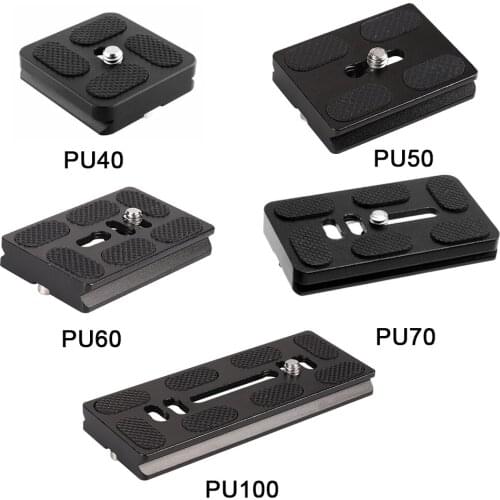 Aluminum Alloy Quick Release Plate with 1/4inch Screw Mount for Arca Benro Monopod Tripod Ball Head SLR Camera