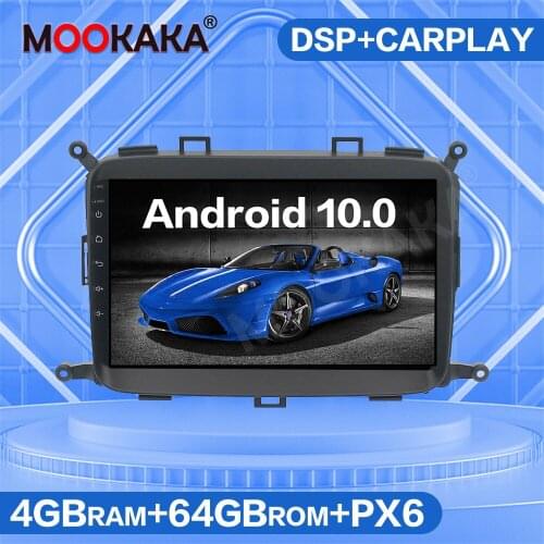 4G SIM LTE Android 10.0 4GB+64GB PX6 Car Multimedia Player GPS Navigation For Kia Carens 2013 - 2018 Auto Radio Stereo Head Unit