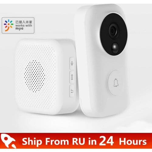 Xiaomi Zero AI Face Identification Doorbell Set IR Night Video Motion Detection WIFI Self-power-generating Wireless Doorbell