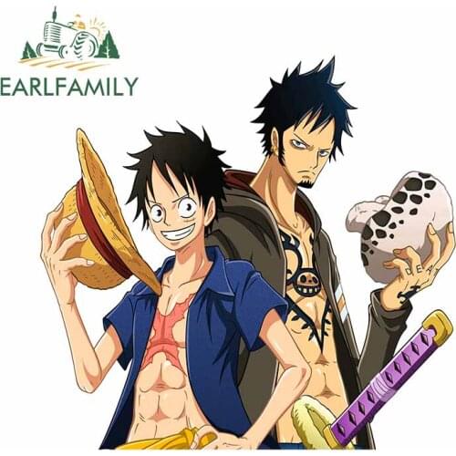 EARLFAMILY 13cm x 12.3cm For One Piece Refrigerator Fine Decal DIY Car Sticker Personality Creative Vinyl Material Scratch-Proof