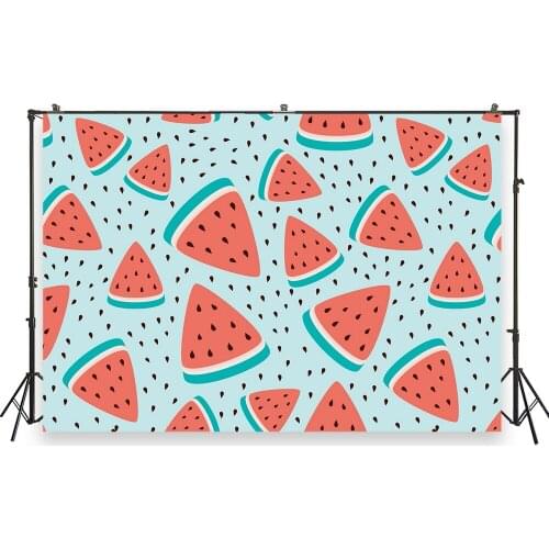 HUAYI Photo Background Newborns Baby Shower Birthday Photography Backdrops Watermelon Custom Studio Photobooth Backdrop XT-7167