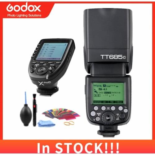GODOX TT685C E-TTL II 2.4G HSS 1/8000s Wireless TTL Flash Light Speedlite X1T-C Trigger XPro-C Transmitter for Canon SLR Camera